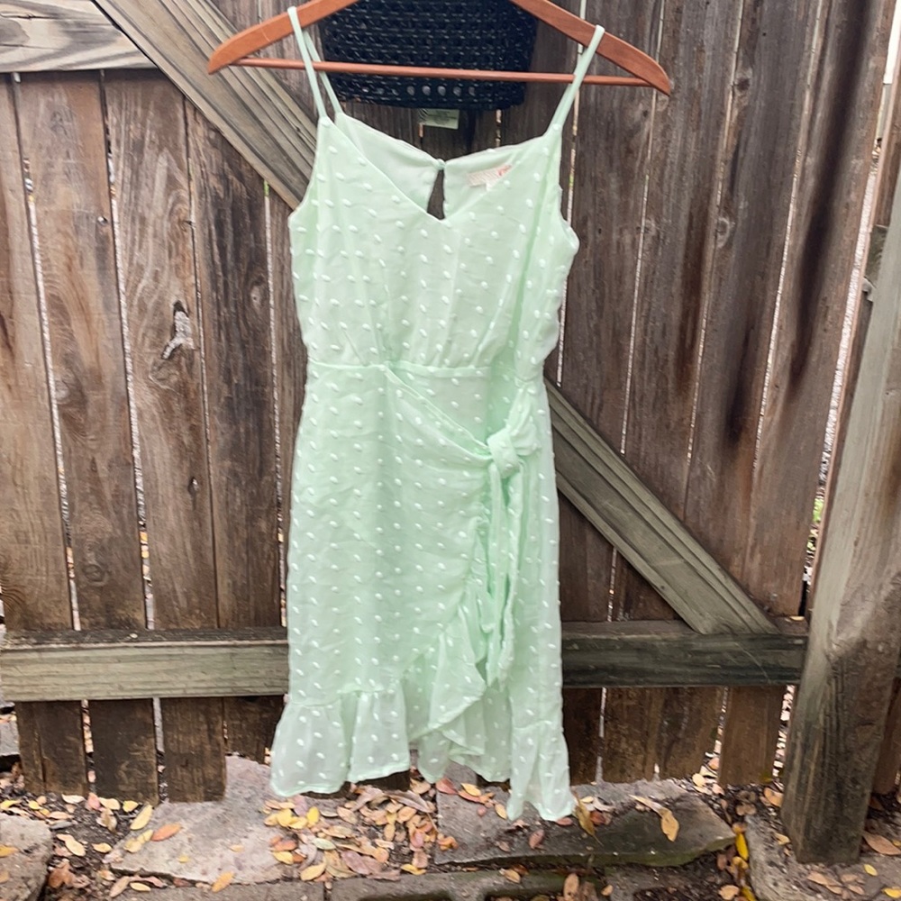Cute little mint green dress!  Worn once and in great condition!